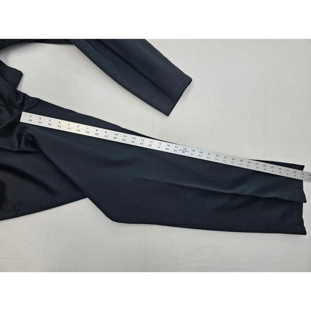 Dockers Mens Classic Fit‎ Flat Front Black Cotton Chino Pants 36x34 406714158